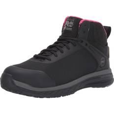 Pink Lace Boots Timberland Pro Drivetrain Composite Toe Mid Women's Black Boot Black/Pink