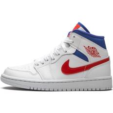 Force usa Jordan Wmns Air 1 Mid 'USA' - White/Red/Royal