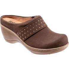 Brown - Women Walking Shoes Softwalk Marana Women's Dark Brown/Nubuck