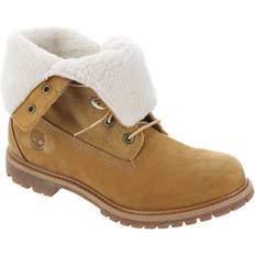 Timberland Women Shoes Timberland Teddy Fleece Women's Tan Boot Wheat