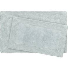 Bath Mats Laura Ashley 17 Aqua Ruffle Cotton Bath Blue