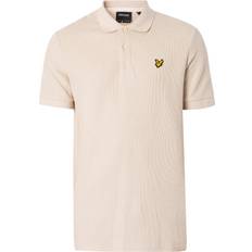 Lyle & Scott Cuffed Polo Shirt - Beige