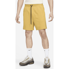 Gold - Men Shorts Nike Tech Fleece Lightweight Shorts Wheat Gold/Wheat Gold Yellow