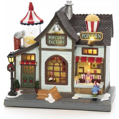 Alimenté par batterie Villages de Noël Konstsmide Popcorn Factory Village de Noël 22.5cm