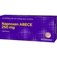 ABECE Receptfria läkemedel Naproxen ABECE 250mg 10 st Tablett