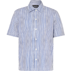 Marc O'Polo Short-Sleeved Shirt - Blue/White
