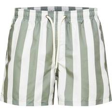 Selected Badetøj Selected Slhdane AOP Swimshorts - White/Cloud/Dancer