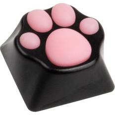 1 st Tangentbord ZOMOPLUS Cat's Paw Aluminium Keycap Black/Pink