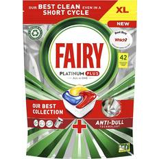 Fairy platinum dishwasher tablets Fairy Platinum Plus All-in-One Lemon Dishwasher 42 Tablets