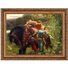 Design Toscano La Belle Sans Merci, 1901 Nature Oil Painting Framed Art