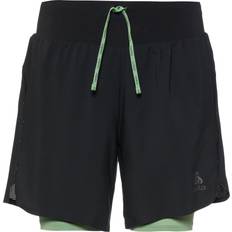 Odlo X-Alp Trail 6inch 2in1 Pantaloncini Da Corsa Donna - Nero