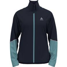 Cross-Country Skiing Outerwear Odlo The Engvik Cross-Country Jacket - Dark Sapphire/Reef Waters