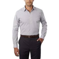 Van Heusen Men's Athletic Fit Poplin Dress Shirt - Gray