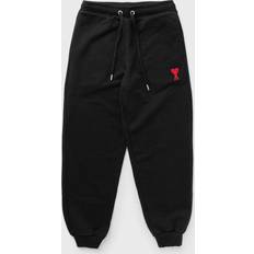 Ekologiskt material - Unisex Byxor & Shorts Ami Paris Men's Embroidered Sweatpants - Black