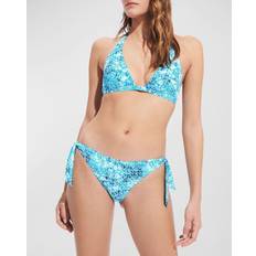 Vilebrequin Bikinis Vilebrequin Flowers Tie-Dye Jersey Bikini Bottoms BLEU MARINE