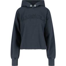 Bomullströja Med Broderad Logotyp - Black