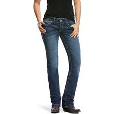 Ariat Women's R.E.A.L. Mr Stretch Ivy Stackable Straight Leg Jeans - Bleu