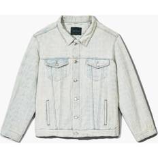 Marc Jacobs Monogram Denim Jacket - Light Blue