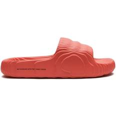 Men - Red Slides Adidas Adilette 22 - Preloved Red/Core Black