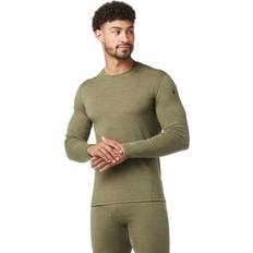 Green - Men Base Layers Smartwool Merino 250 Baselayer Crew Men's Winter Moss Heather