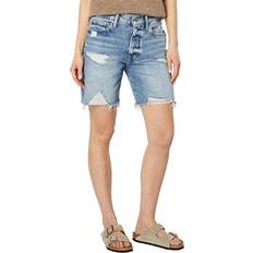 Lucky Brand Women Shorts Lucky Brand Women's 90s Destructed Cut-Hem Loose-Fit Denim Shorts Red Carpet Dest Ct Red Carpet Dest Ct