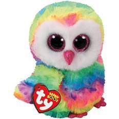 Owl Soft Toys TY Beanie Boos Owen Owl 15cm