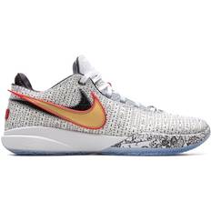 Nike LeBron XX The Debut - White/Black/University Red/Metallic Gold