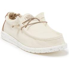 Hey Dude Ivory Wally Stretch Shoe