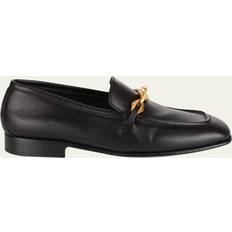 Jimmy Choo Klassisk Læder Loafer Sko - Sort