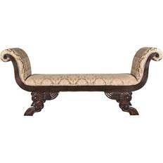 Design Toscano Veronique Double Rolled-Arm Chaise Sofa