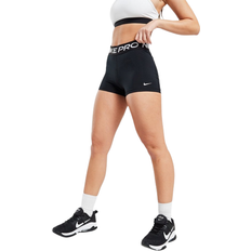 Elastane/Lycra/Spandex - Women Shorts Nike Training Pro 3" Dri-FIT Shorts - Black