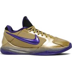 51 ½ - Golden Basketballschuhe Nike Kobe 5 Protro M - Metallic Gold/Field Purple/Multi-Color