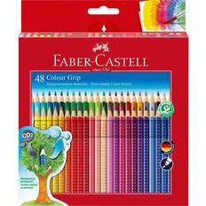 Hobbyartikler Faber-Castell Colour Grip Coloured Pencils Cardboard Wallet 48-pack