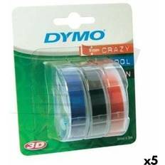 Merkemaskiner & Etiketter Dymo Laminerte Tape for 9mm x 3m Set of 5