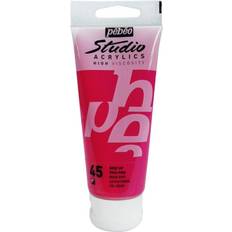 Rose Peintures acryliques Pebeo Assorted Studio Acrylic Paint 100ml 100ML, VIVID PINK