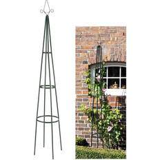 HI Garden Arch for Plants Pyramid Steel Rose Trellis