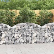 Boîtiers vidaXL Panier de Gabions Arqué Cage À Gabion 150x30x80/100 cm