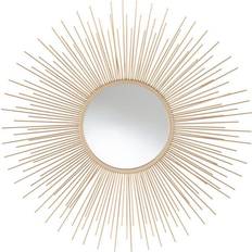 Gold Wall Mirrors Pacific Lifestyle Starburst Gold Wall Mirror 80.5cm