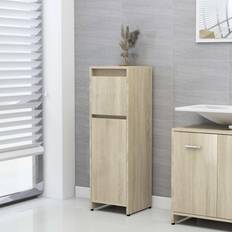 Oak Tall Bathroom Cabinets vidaXL Bathroom Sonoma