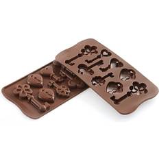 Silikomart SCG33 Keys 34x84 h Chocolate Mold