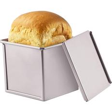 Gold Bread Tins CHEFMADE Pullman Loaf Lid, 0.55Lb Dough Bread Tin