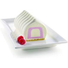 Dishwasher Safe Chocolate Moulds Silikomart Inserto Buche Silicone 200 x 35 mm 220 x 50 mm Grey Chocolate Mould