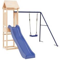 vidaXL Playhouse with Slide & Swing