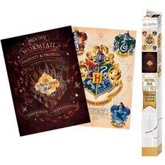 Plakate & Poster Harry Potter Crest & Marauders Poster