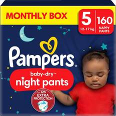 Pampers Pflege & Bad Pampers Baby-Dry Night Pants Size 5 160pcs