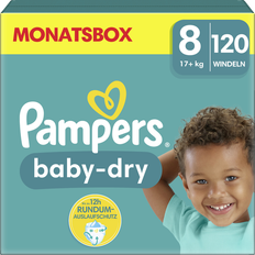 Pampers Pflege & Bad Pampers Baby-Dry Size 8 17+kg 120pcs