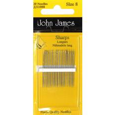 Pins & Needles John james sharps hand needles-size 8 20/pkg -jj11008