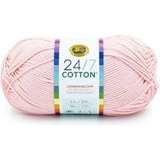 24 7 cotton yarn Lion Brand 24/7 Cotton Yarn-Lemonade