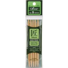 Clover Takumi Bamboo Double Point Knitting Needles 5 5/Pkg-Size 9/5.5mm