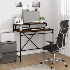 Oak office desk vidaXL Brown Oak 100 x 50 x 90 cm Writing Desk